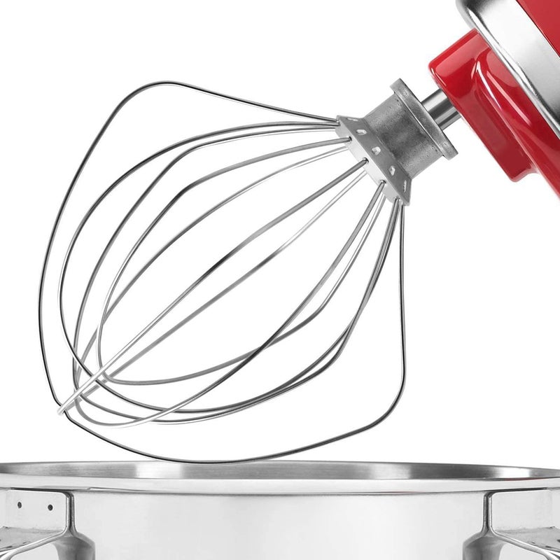 KITCHPOWERR KN256WW 6-Wire Whip Attachment for KitchenAid 6 Quart Bowl-Lift Stand Mixer Accessory Replacement, Egg Cream Stirrer, Cakes Mayonnaise Stainless Steel Whisk - Image 3